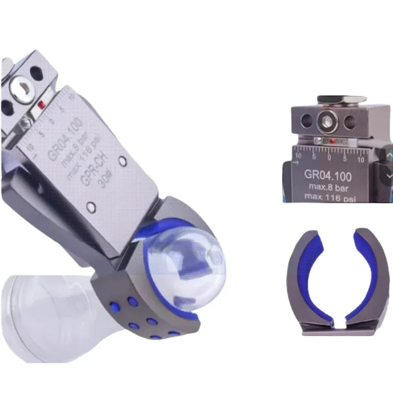 Robot Pipe Round Preform Clamp with Magnetic Induction Mini Pneumatic Clamp GPR-CH30/40/50/60