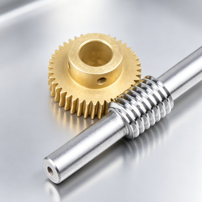 Brass Worm Gears and 45 Steel Worms — Modules 0.5/0.8