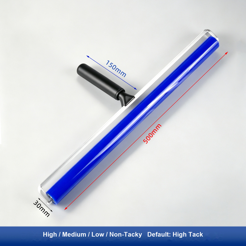 20 in (500 mm) Black Plastic Handle for silicone tacky roller and dust-removal system