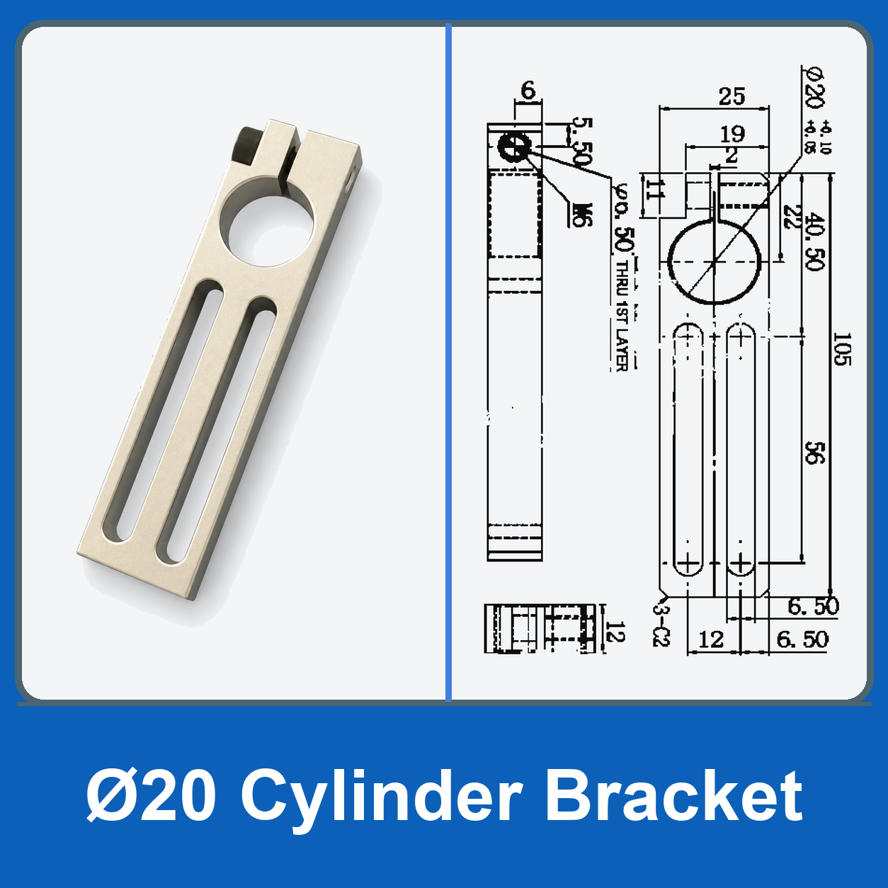 Robot Gripper Fixture Mounting Rods, Sliding Brackets & Rotary Connectors