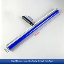 24 in (600 mm) Black Plastic Handle for silicone tacky roller and dust-removal system