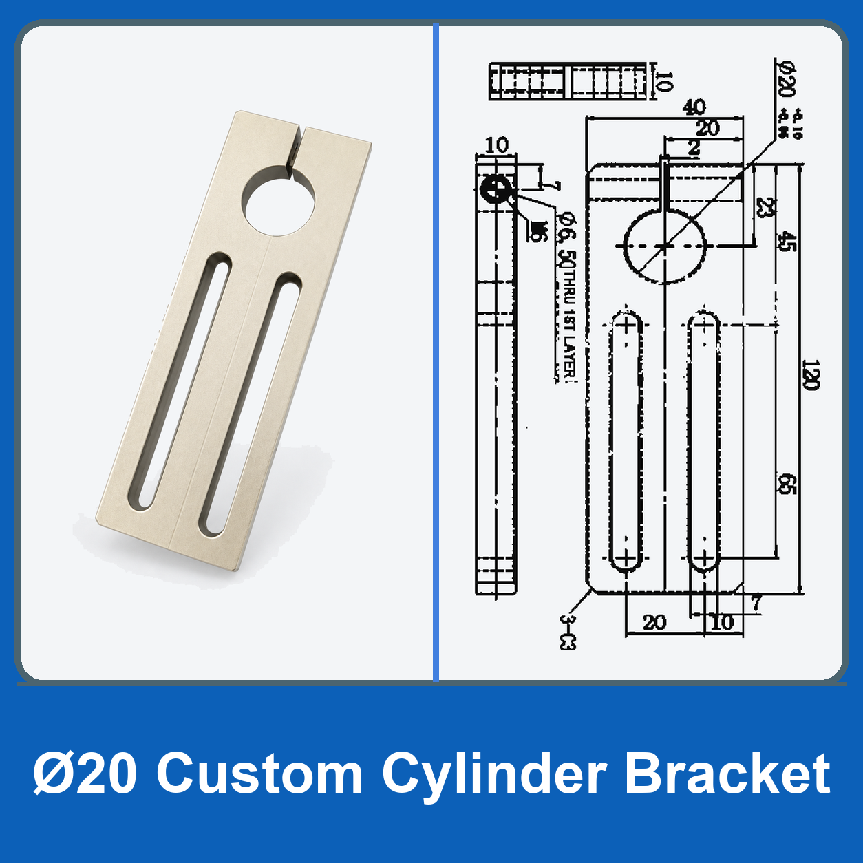 Robot Gripper Fixture Mounting Rods, Sliding Brackets & Rotary Connectors