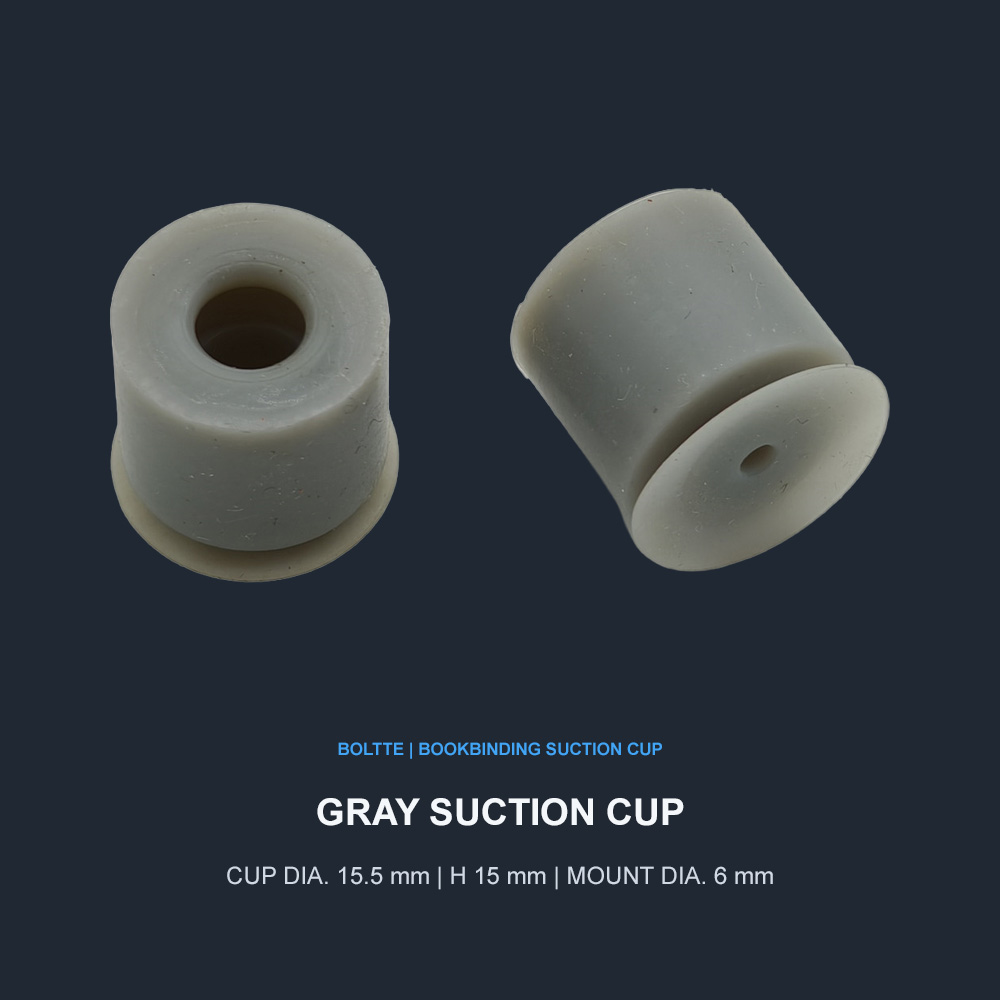 Bookbinding Machine Suction Cups | Silicone, Latex & Polyurethane