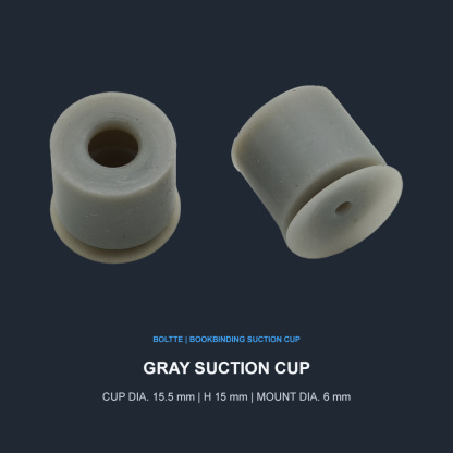 Bookbinding Machine Suction Cups | Silicone, Latex & Polyurethane