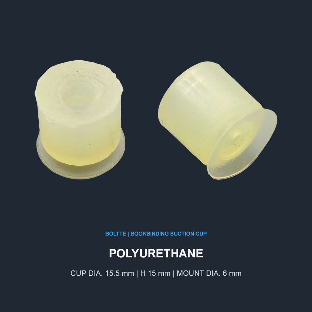 Bookbinding Machine Suction Cups | Silicone, Latex & Polyurethane