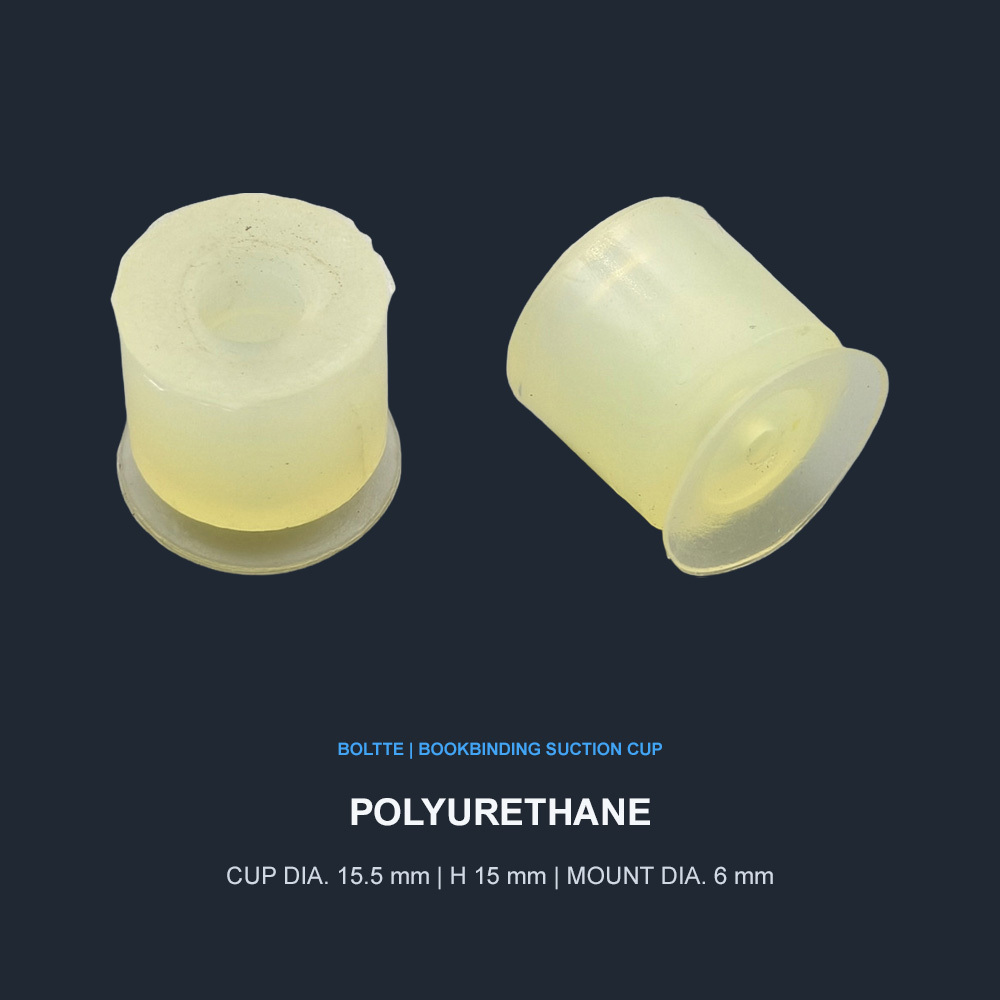 Bookbinding Machine Suction Cups | Silicone, Latex & Polyurethane