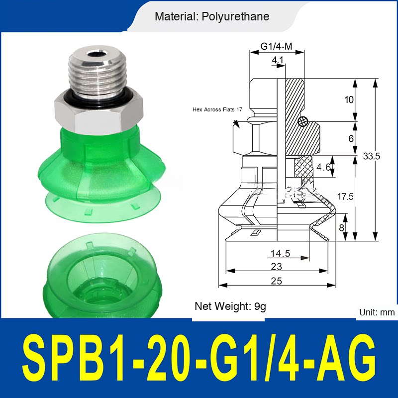27_SPB1-20-G14-AG External Thread | clean product image