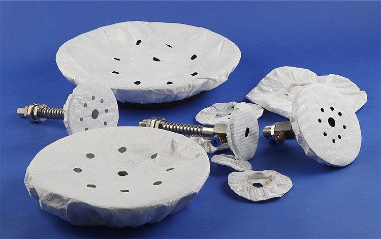 Non-Marking Vacuum Cup Fabric Covers for Glass and Solar Panels — 12–300 mm