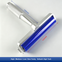 5 in (125 mm) All-Aluminum Handle for silicone tacky roller and dust-removal system