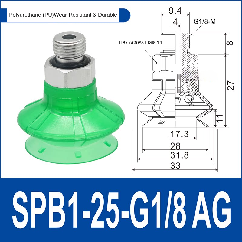 28_SPB1-25-G18-AG External Thread | clean product image