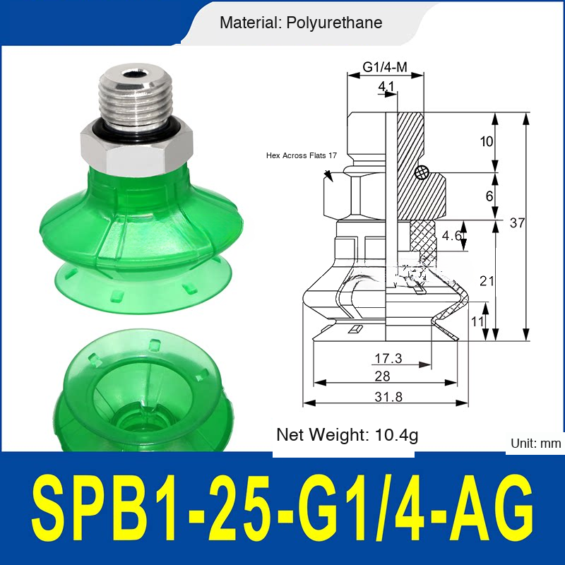 29_SPB1-25-G14-AG External Thread | clean product image