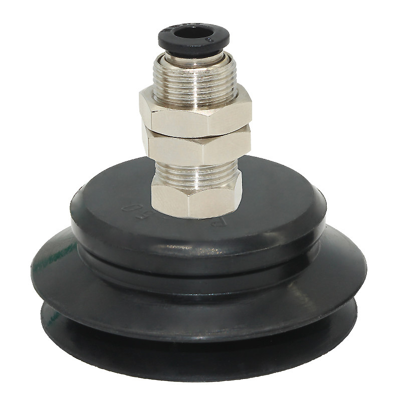 PBK Series Vacuum Cup Holders, 6–50 mm, Silicone or Nitrile