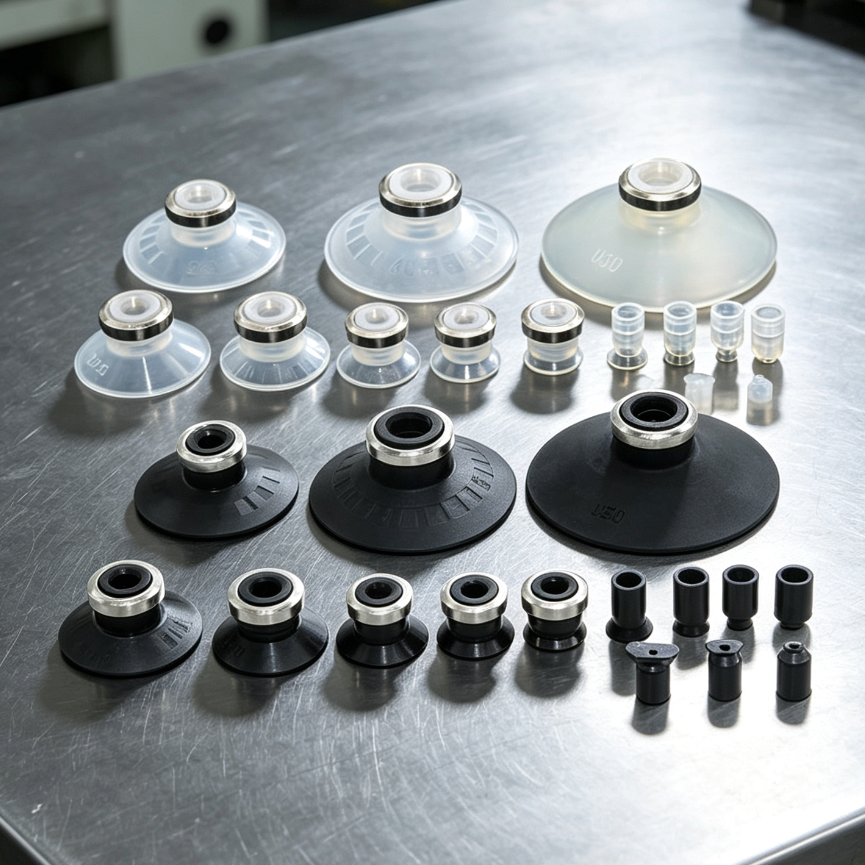 ZP-B Series Corrugated Vacuum Suction Cups & Buckle Rings