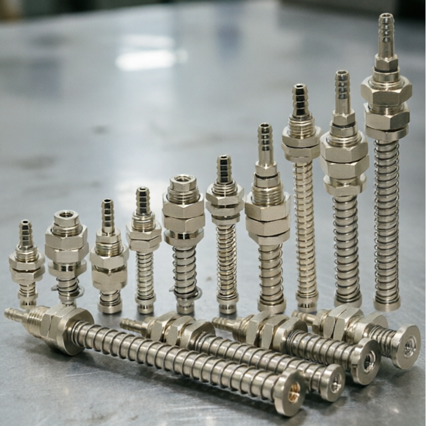 Top-Port Spring-Loaded Vacuum Cup Buffer Mounts and Mounting Adapters (M9/M11/M14)