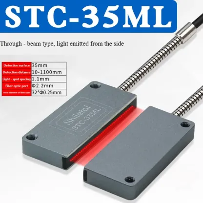 STC-10MLD Rectangular Matrix Fiber Sensor Amplifier Area Detection Diffuse Reflection Grating Counting Photoelectric Sensor-BOLTTE