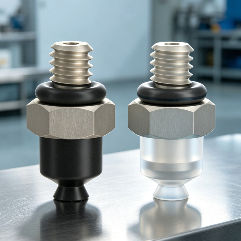 VP Series Vacuum Cups (1–4 mm) — Silicone, Nitrile & Antistatic Rubber