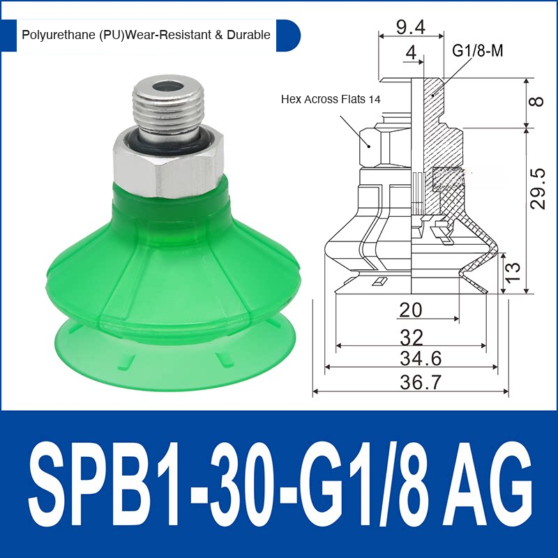 30_SPB1-30-G18-AG External Thread | clean product image