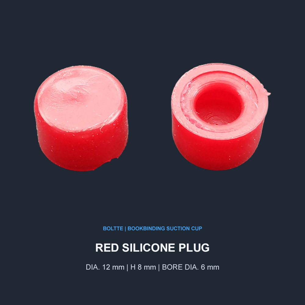 Bookbinding Machine Suction Cups | Silicone, Latex & Polyurethane