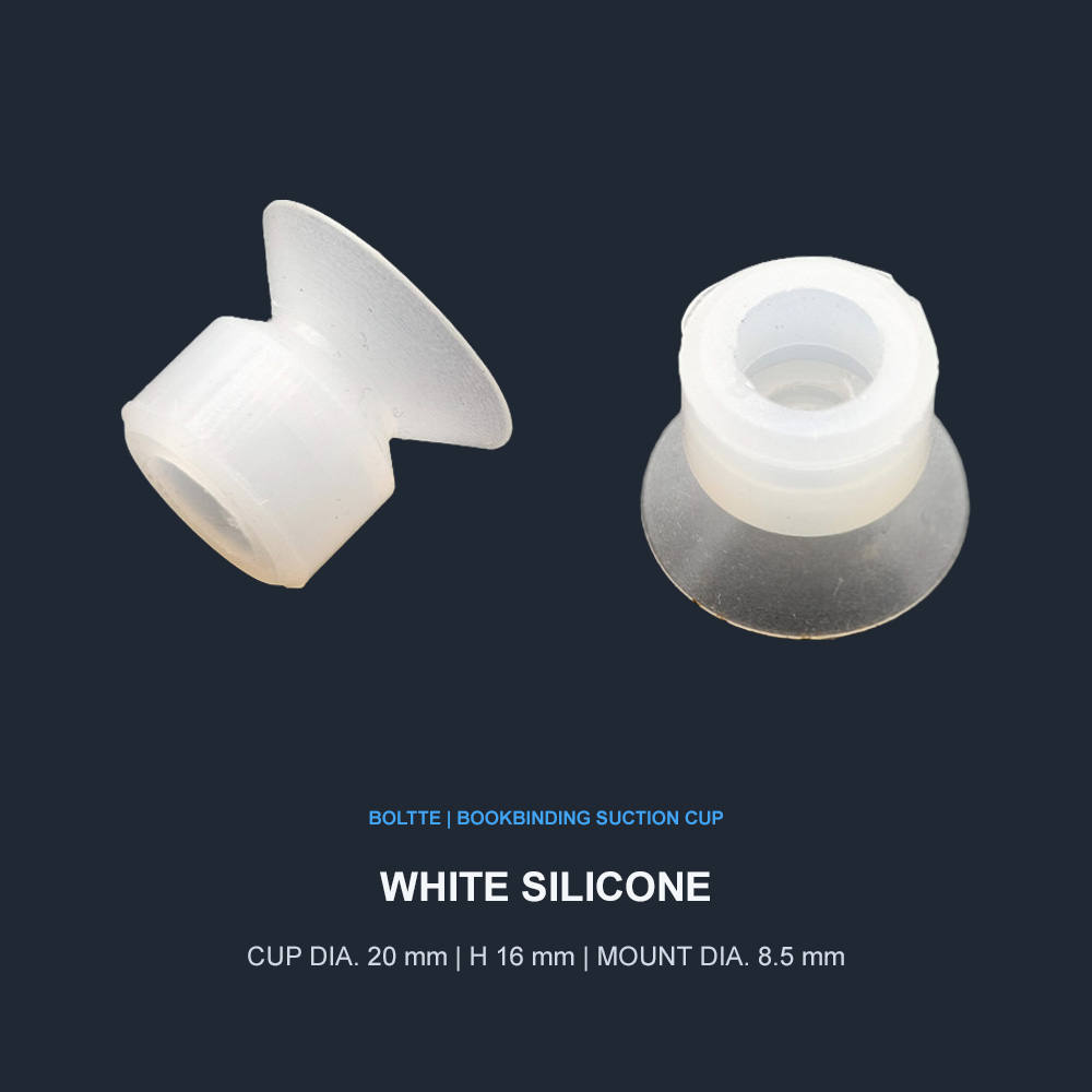 Bookbinding Machine Suction Cups | Silicone, Latex & Polyurethane