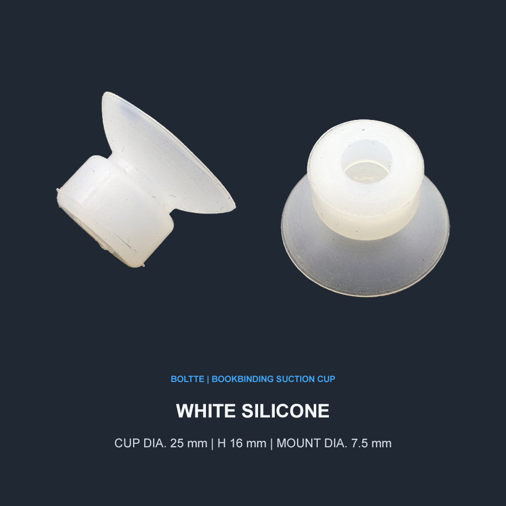Bookbinding Machine Suction Cups | Silicone, Latex & Polyurethane