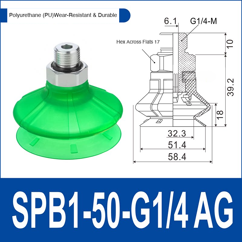 33_SPB1-50-G14-AG External Thread | clean product image