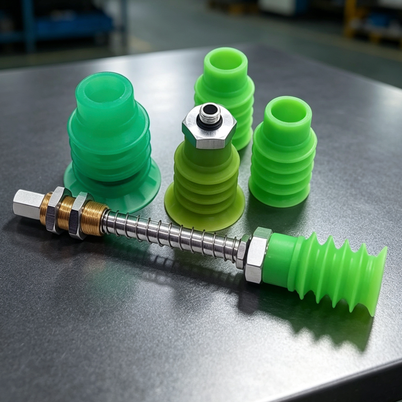 SPB Series Corrugated Vacuum Suction Cups & Fittings