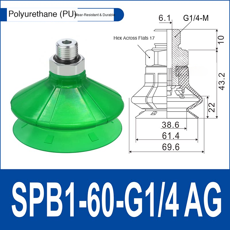 34_SPB1-60-G14-AG External Thread | clean product image