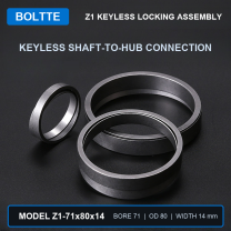 BOLTTE Z1-71x80x14 Z1 keyless locking assembly