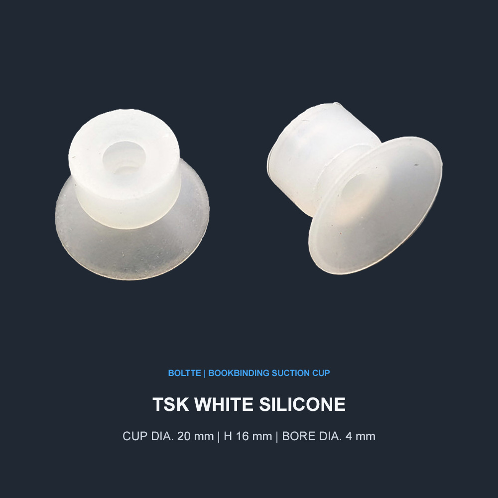 Bookbinding Machine Suction Cups | Silicone, Latex & Polyurethane