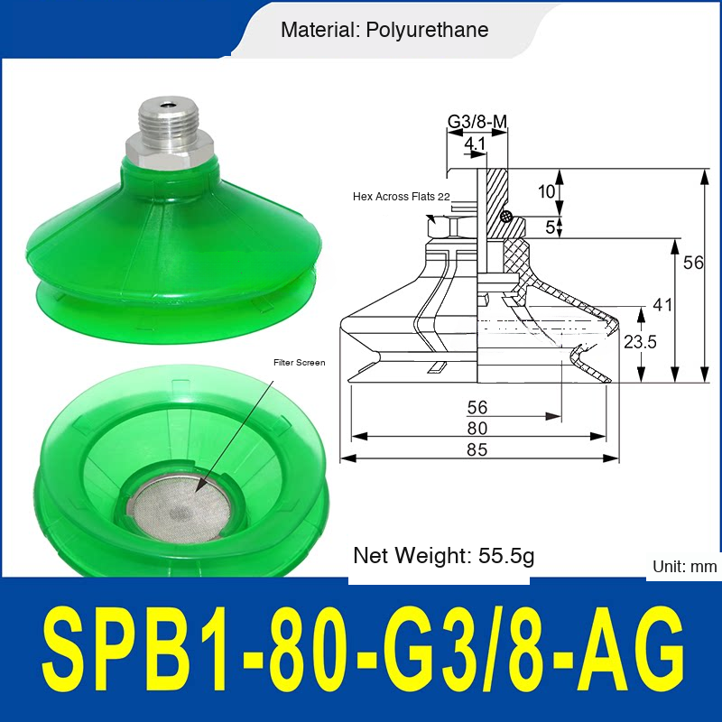 36_SPB1-80-G38-AG External Thread | clean product image