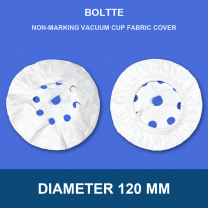 Diameter 120 mm non-marking vacuum cup fabric cover