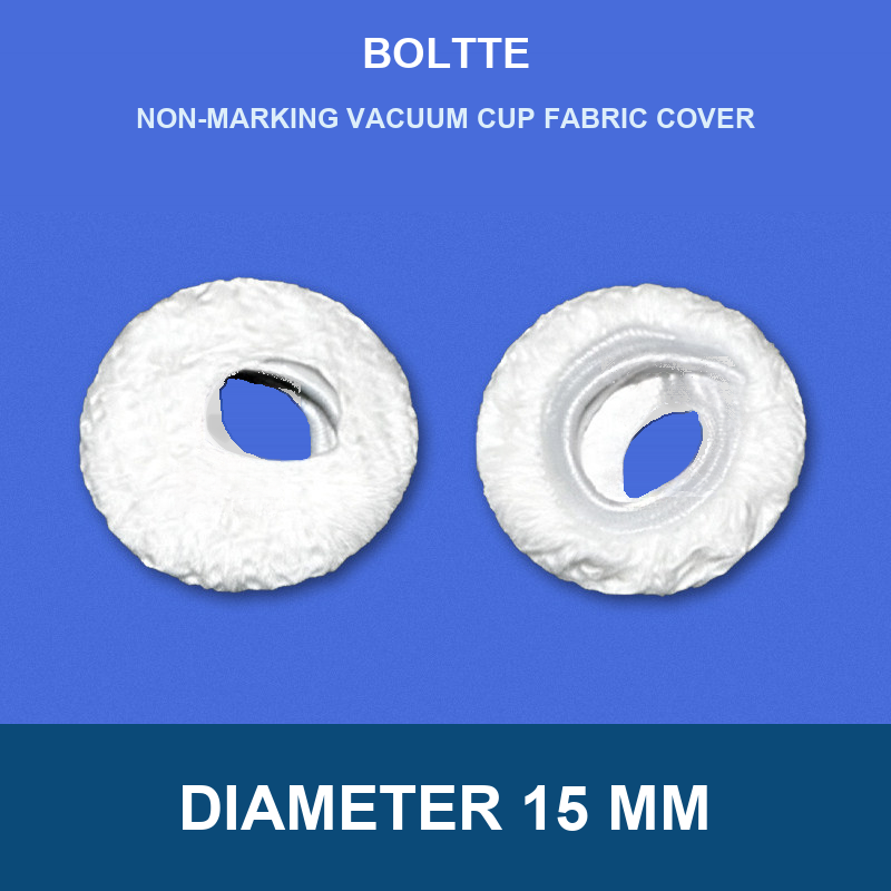Diameter 15 mm non-marking vacuum cup fabric cover