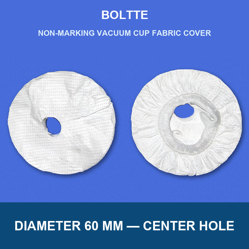 Diameter 60 mm — Center Hole non-marking vacuum cup fabric cover