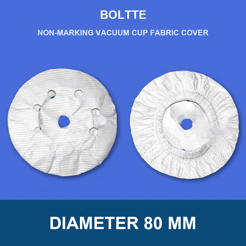 Diameter 80 mm non-marking vacuum cup fabric cover