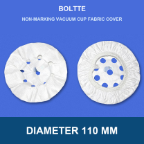 Diameter 110 mm non-marking vacuum cup fabric cover