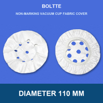 Diameter 110 mm non-marking vacuum cup fabric cover