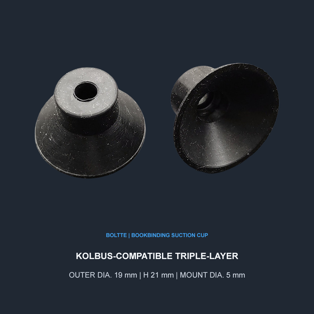 Bookbinding Machine Suction Cups | Silicone, Latex & Polyurethane