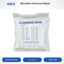 4004 Microfiber Cleanroom Wipes, 10 × 10 cm, 400 pcs/bag