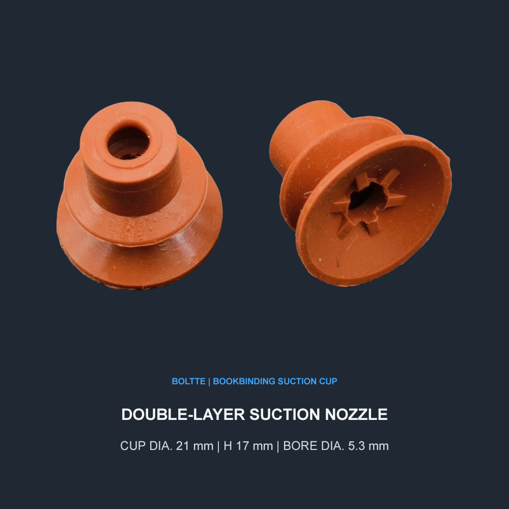 Bookbinding Machine Suction Cups | Silicone, Latex & Polyurethane