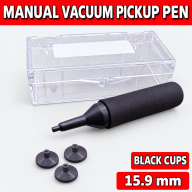 Kits de bolígrafos de succión al vacío IC manual, tazas negras y blancas, 1.5–30 mm