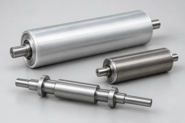 Illustrative cnc-rollers-drums-metal-cores category render, not a supplied customer part