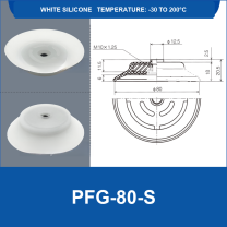PFG PA Series Flat Vacuum Suction Cups in Silicone and Nitrile Rubber-BOLTTE