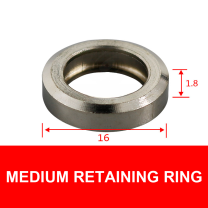 Medium Retaining Ring ZPT vacuum cup mount or retaining ring with technical dimensions