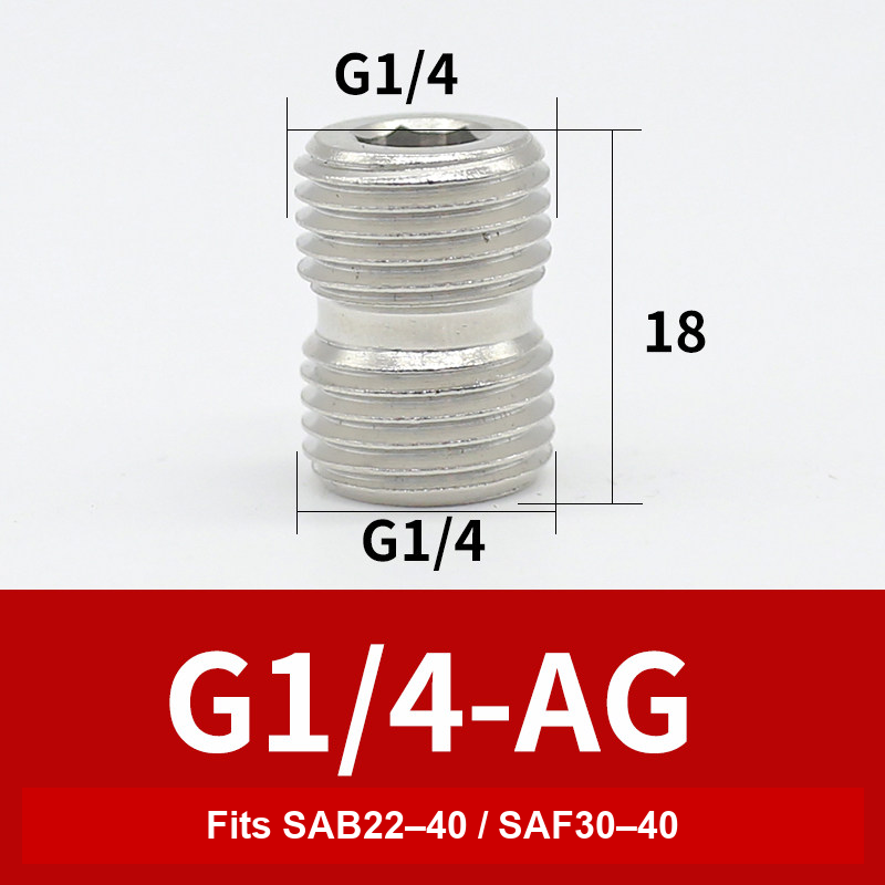 G1/4-AG Fitting (for SAB22–40) vacuum suction cup or fitting