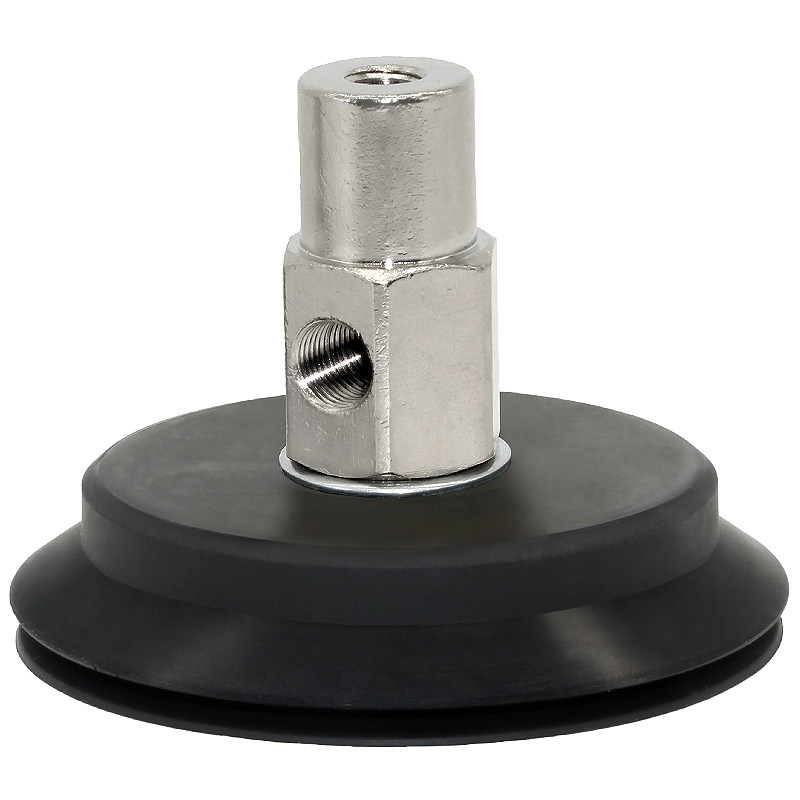 PBT Vacuum Cup Assemblies — Silicone or NBR, 60–80 mm