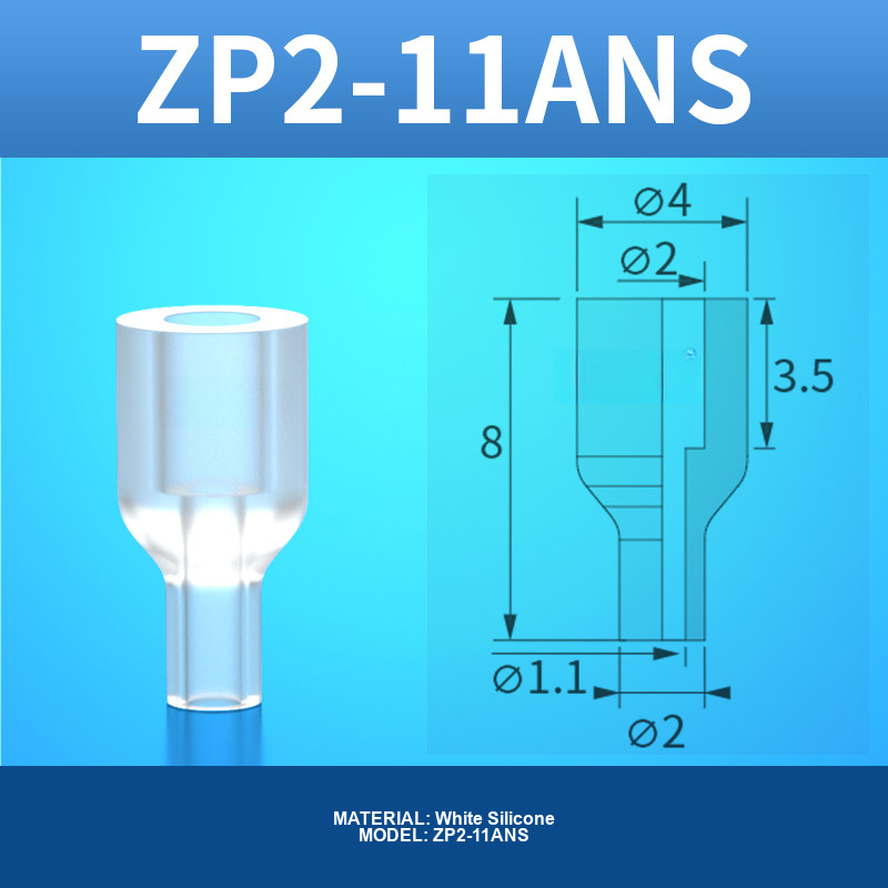 ZP2-11ANS ZP2-AN vacuum cup, threaded holder or fitting, with product view and technical drawing