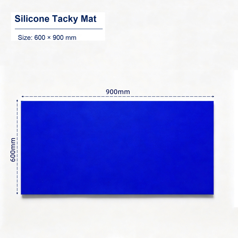 5 × 600 × 900 mm Silicone Tacky Mat for silicone tacky roller and dust-removal system