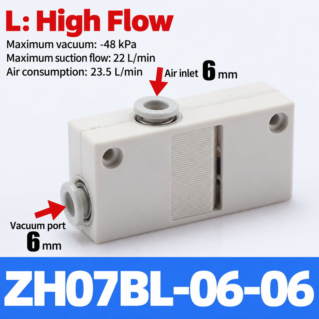 BOLTTE ZH07BL-06-06 box-type vacuum generator