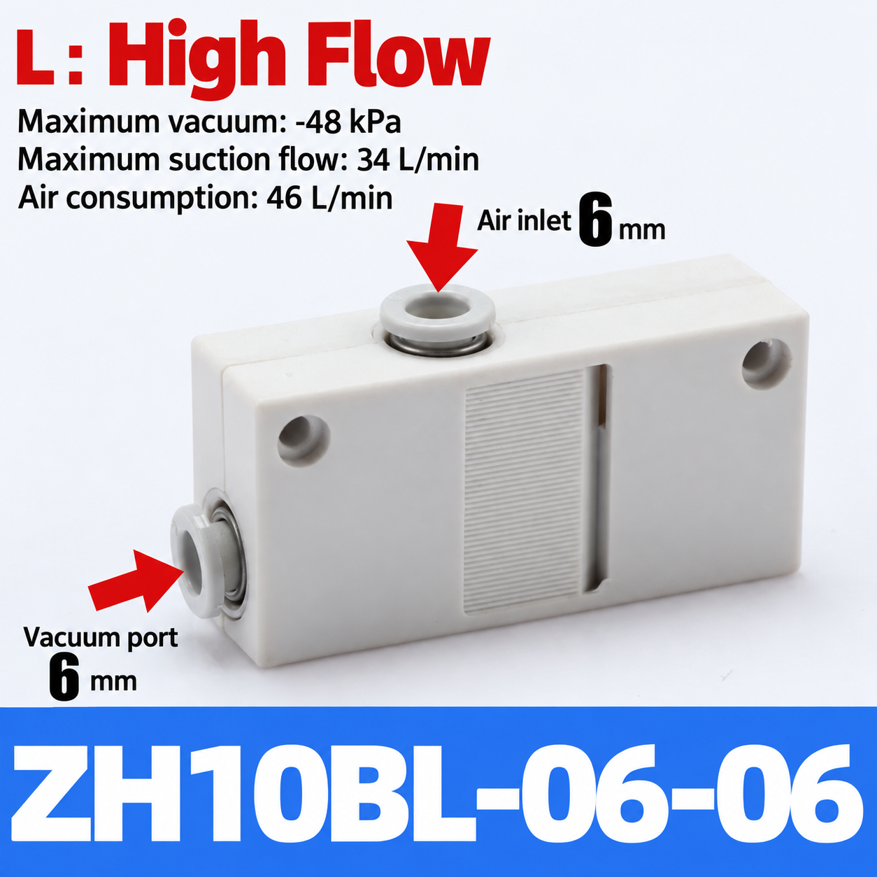 BOLTTE ZH10BL-06-06 box-type vacuum generator