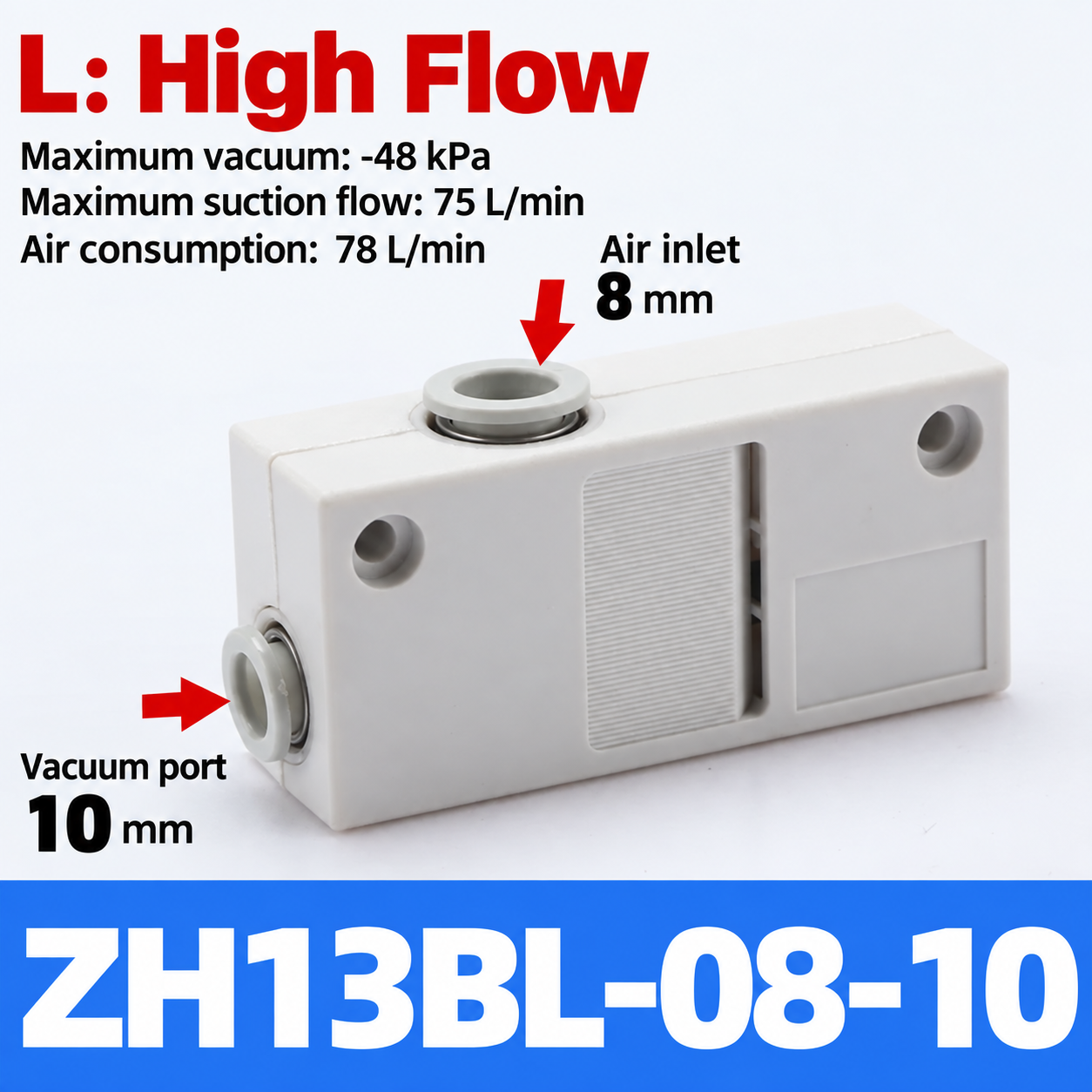 BOLTTE ZH13BL-08-10 box-type vacuum generator